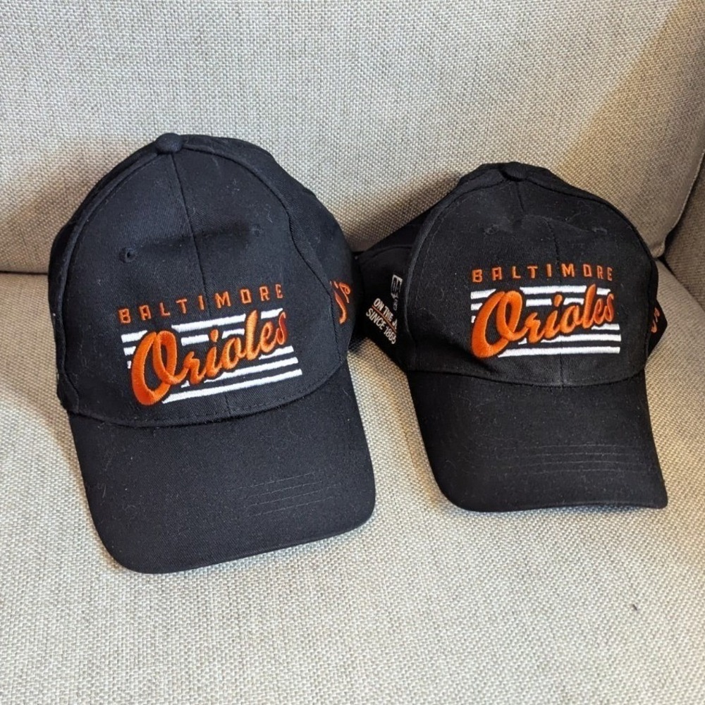 2‎ Lot 2024 Baltimore Orioles City Retro O's Promotional Hat Cap - Strapback